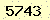 請輸入此驗證碼 : 5743