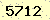 請輸入此驗證碼 : 5712