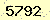 請輸入此驗證碼 : 5792