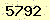 請輸入此驗證碼 : 5792