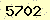請輸入此驗證碼 : 5702