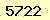 請輸入此驗證碼 : 5722