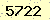請輸入此驗證碼 : 5722