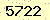 請輸入此驗證碼 : 5722