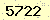 請輸入此驗證碼 : 5722