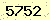 請輸入此驗證碼 : 5752