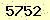 請輸入此驗證碼 : 5752