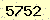 請輸入此驗證碼 : 5752