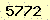請輸入此驗證碼 : 5772