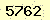 請輸入此驗證碼 : 5762
