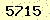 請輸入此驗證碼 : 5715
