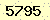 請輸入此驗證碼 : 5795