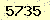 請輸入此驗證碼 : 5735