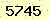 請輸入此驗證碼 : 5745