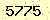 請輸入此驗證碼 : 5775