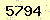 請輸入此驗證碼 : 5794