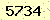 請輸入此驗證碼 : 5734