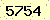 請輸入此驗證碼 : 5754