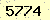 請輸入此驗證碼 : 5774