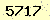 請輸入此驗證碼 : 5717
