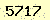 請輸入此驗證碼 : 5717