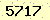 請輸入此驗證碼 : 5717