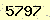 請輸入此驗證碼 : 5797