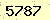 請輸入此驗證碼 : 5787