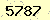 請輸入此驗證碼 : 5787