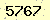 請輸入此驗證碼 : 5767