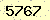 請輸入此驗證碼 : 5767