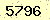 請輸入此驗證碼 : 5796