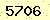 請輸入此驗證碼 : 5706