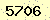 請輸入此驗證碼 : 5706