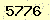 請輸入此驗證碼 : 5776