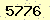 請輸入此驗證碼 : 5776