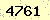 請輸入此驗證碼 : 4761