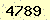 請輸入此驗證碼 : 4789