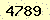 請輸入此驗證碼 : 4789