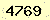 請輸入此驗證碼 : 4769