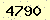 請輸入此驗證碼 : 4790