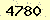 請輸入此驗證碼 : 4780