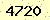 請輸入此驗證碼 : 4720