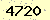 請輸入此驗證碼 : 4720