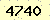 請輸入此驗證碼 : 4740