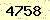 請輸入此驗證碼 : 4758