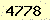 請輸入此驗證碼 : 4778