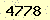 請輸入此驗證碼 : 4778