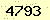 請輸入此驗證碼 : 4793