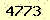 請輸入此驗證碼 : 4773